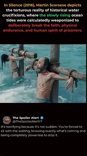 The Cruelest Execution Method in Cinema History... #SilenceMovie #AndrewGarfield #shorts