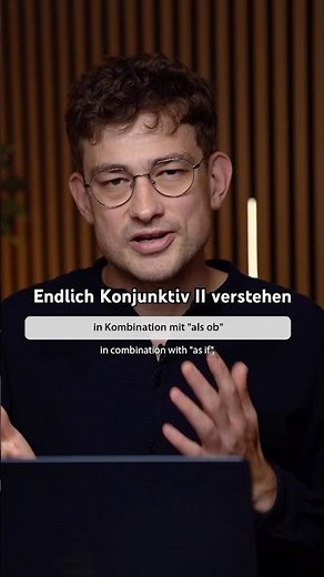 Endlich Konjunktiv II verstehen #shorts #easygerman #grammatik #deutschlernen