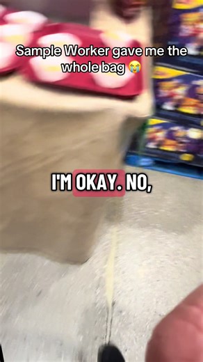 Throwback to when the sample worker gave me the whole bag of chips! 😭 #samples #costcosamples #funny #viral