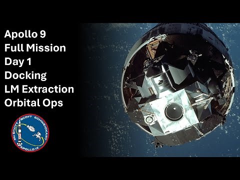 Apollo 9 - Docking with LM - End of Day 1 (Full Mission 2)