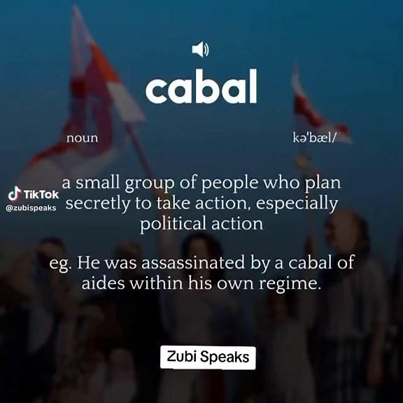 Understanding the Term 'Cabal' in English Vocabulary