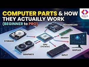 How Computer Works? (Input, Output, CPU, RAM) Full Explanation