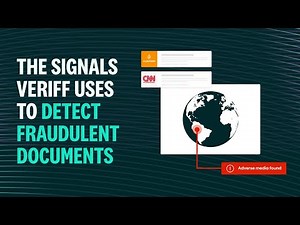 What signals Veriff uses to detect fraudulent documents