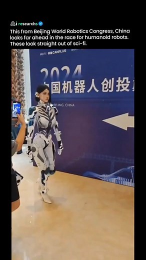 AI researches | AI on Instagram: "We are really living in the FUTURE 🤯 China's World Robot 2024 Conference held in Beijing showcased the latest advancements in robotics, featuring over 600 innovative products from 169 companies. A standout element was the presentation of 27 cutting-edge humanoid robots, demonstrating significant progress in areas like bipedal movement and dexterity. The event also introduced the "World of Robots" pavilion, designed to engage the public, promote understanding, a