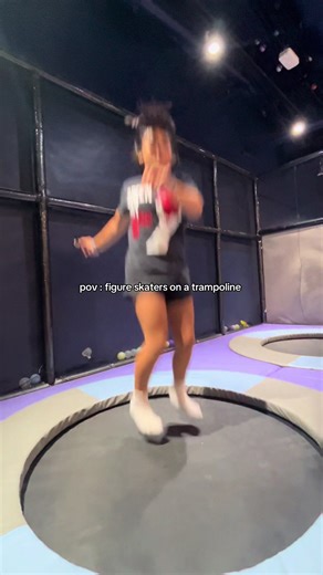 Figure Skaters on a Trampoline: A Unique Perspective