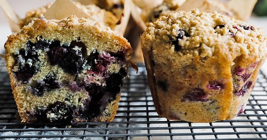Homemade Fresh Blueberry Muffins Recipe