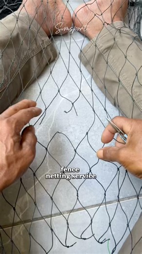 Chicken fence net service #net #knot #netservice