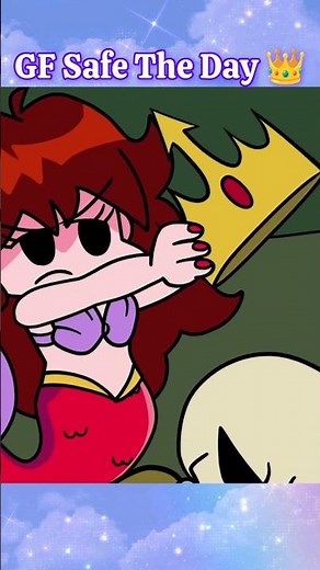 GF Save The Day 👑 [FNF Animation] #fnf #fridaynightfunkin #shorts