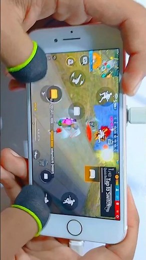 Iphone 6s live handcam Free Fire Gameplay ⚙️Settings Free Fire max HUD+DPI+ MACRO 1 gb🔥
