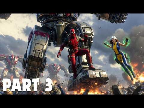 Deadpool Game Walkthrough Part 3 – The Giant Sentinel Boot Goes Out of Control