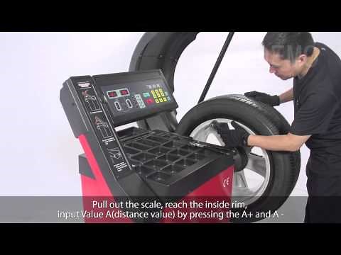 Unite UB-1100 Wheel Balancer final cut Installation Operation(0728)
