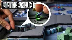 I made a detailed Skeld map with new roles! (entirely out of clay)