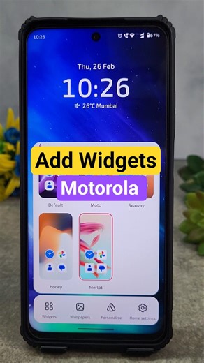 how to add widgets in motorola #widget #motorola #android