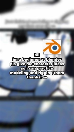 give me character ideas #3dart #blender