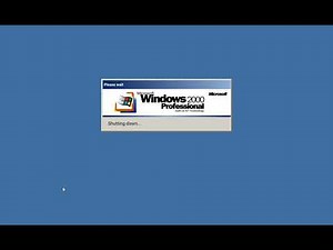 windows 2000 shutdown sound