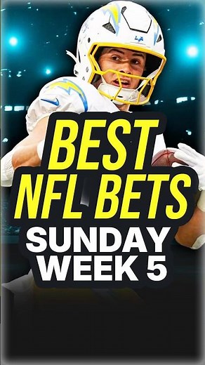 TOP NFL PICKS Sunday Week 5! | NFL Best Bets & Predictions | NFL Week 5 Bets