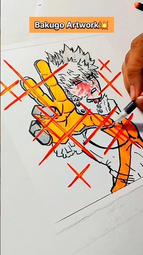 Bakugo Art #mha #bakugou #myheroacademia