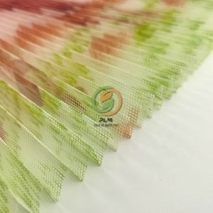 [Hot Item] Polyester Fabric Pleated Mesh Room Partition Creating a Soft and Elegant Appearance