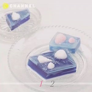Flowing seashells♪ Ocean soap via C CHANNEL Art&Study | C Channel