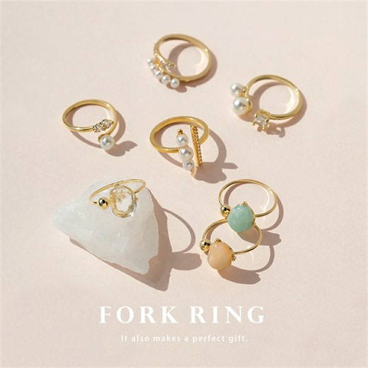 楽天市場 | cream dot - どんな時も自分サイズに 【Fork Ring】
