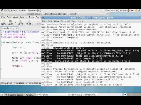 Valgrind - Live Debugging Examples