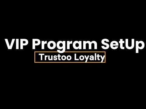 VIP Program Setup: Create & Customize Your Loyalty Tiers