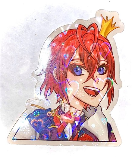 Riddle Rosehearts Strawberry Tart Holographic Sticker - Etsy