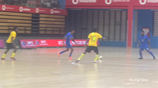 #FijiTimesSports | The Fiji and Vanuatu men’s futsal sides are at a two-all draw at half-time in their first 2025 OFC Futsal Men’s Cup match at the Vodafone Arena in Suva tonight. 🎥VEREIMI WARA | The Fiji Times