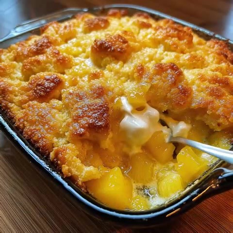 Pineapple Cream Cheese Cobbler Ingredients: 1 stick (1/2 cup) butter 1 egg, lightly beaten 1 cup milk 1 cup all-purpose flour 1 cup sugar 2 teaspoons baking powder 1/2 teaspoon salt 2 cans (20 ounces each) pineapple chunks, drained 8 ounces cream cheese, cut into small cubes Instructions: Preheat your oven to 350°F (175°C). Place the butter in a 9x13-inch glass baking dish and melt it in the oven. In a medium bowl, whisk together the egg, milk, flour, sugar, baking powder, and salt until smooth.