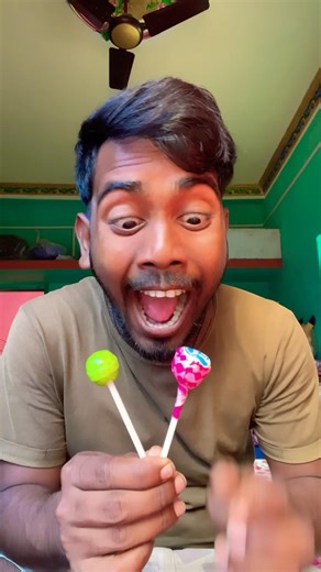 🍢🍭😨😨Yellow and Pink Lollipop Flavor Test by technical f ... Earns commission