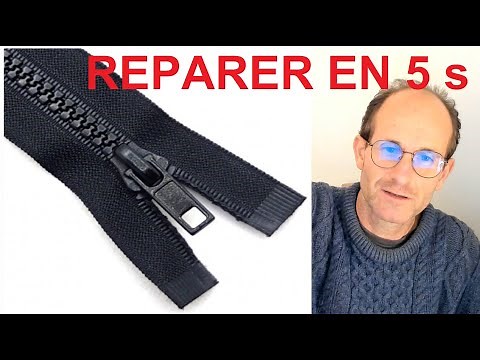 52- REPARER UNE FERMETURE ECLAIR EN 2 SECONDES
