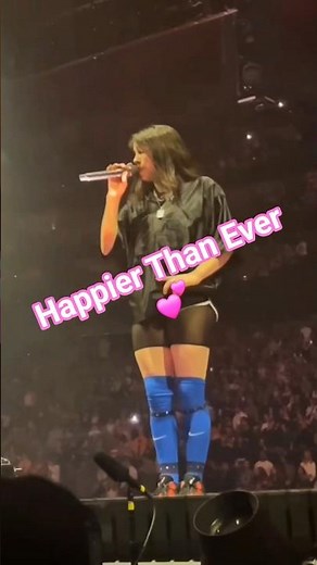 Billie Eilish ' HAPPIER THAN EVER ' during Hit Me Hard And Soft Tour. #billieeilish #live #beautiful