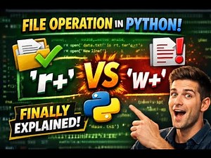 File Operation in Python ("r+" vs "w+" finally explained)