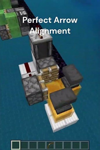 Perfect Arrow Aligning In Minecraft!