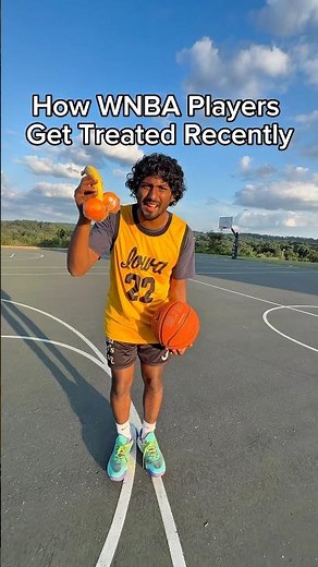 How WNBA Players Are Getting Treated😂 #nba #basketball #shorts