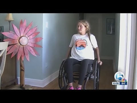 Paralyzed teen fights to regain mobility