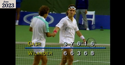 Mats Wilander vs Pat Cash - Highlights from the 1988 Australian Open Men Final