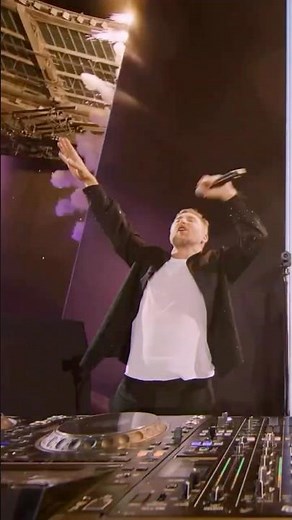 David Guetta & Bebe Rexha at Stade de France