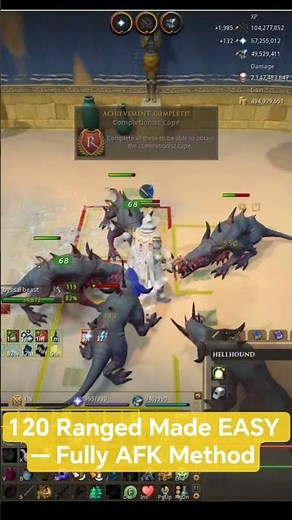 How I Got 120 Ranged AFK (Safe & No Deaths!) | RS3