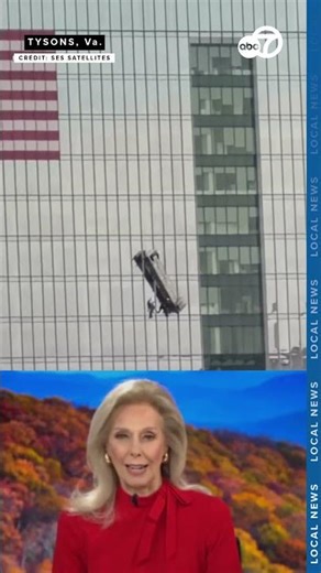 Window washers rescued after basket collapse at Virginia high-rise