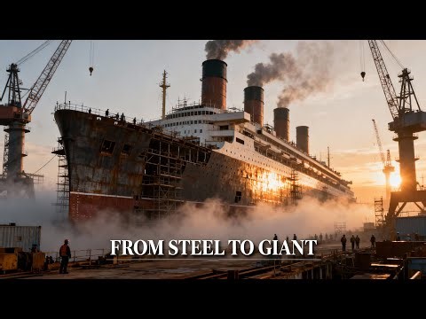 From Steel to Giant: The Incredible Process of Building a Massive Ship