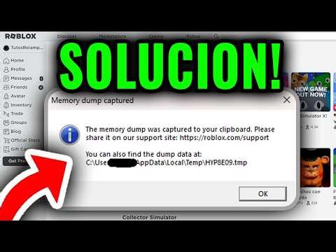 Volcado De Memoria En Roblox? Aquí Está La Solución! (2026)
