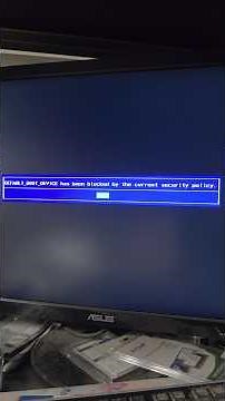Dell DEFAULT_BOOT_DEVICE has been blocked by the current security policy. Error Repair Fix
