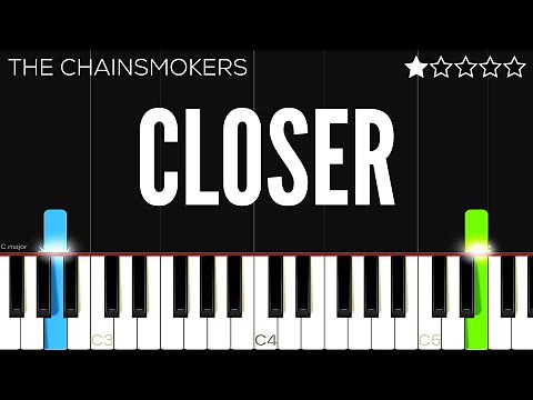 The Chainsmokers - Closer ft. Halsey | EASY Piano Tutorial