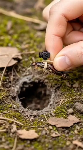 POV: What an Earwig Sees Underground #shorts