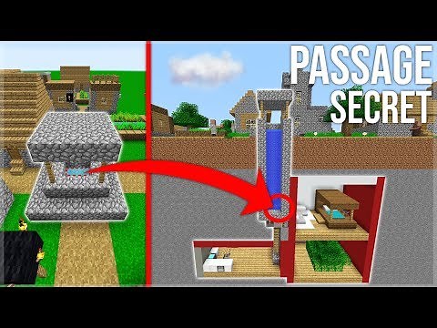 HOW TO BUILD A SECRET BASE IN A MINECRAFT NPC VILLAGE WELL! TUTORIAL!