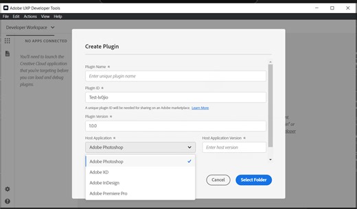 Illustrator doesnt show up in UXP developers tool