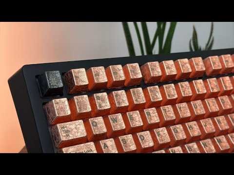 Ice Crackled Metal Keycaps - Awekeys Wild Ice.. #keyboard