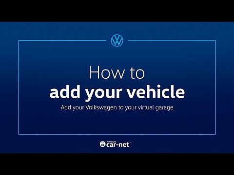 Car-Net and your Volkswagen: How to Add Your Vehicle : Crosby Volkswagen