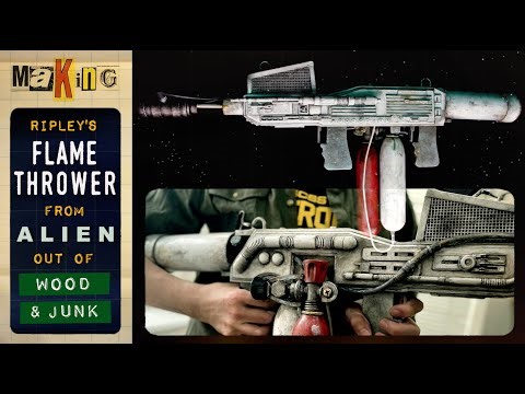 Making Ripley's flamethrower from Alien